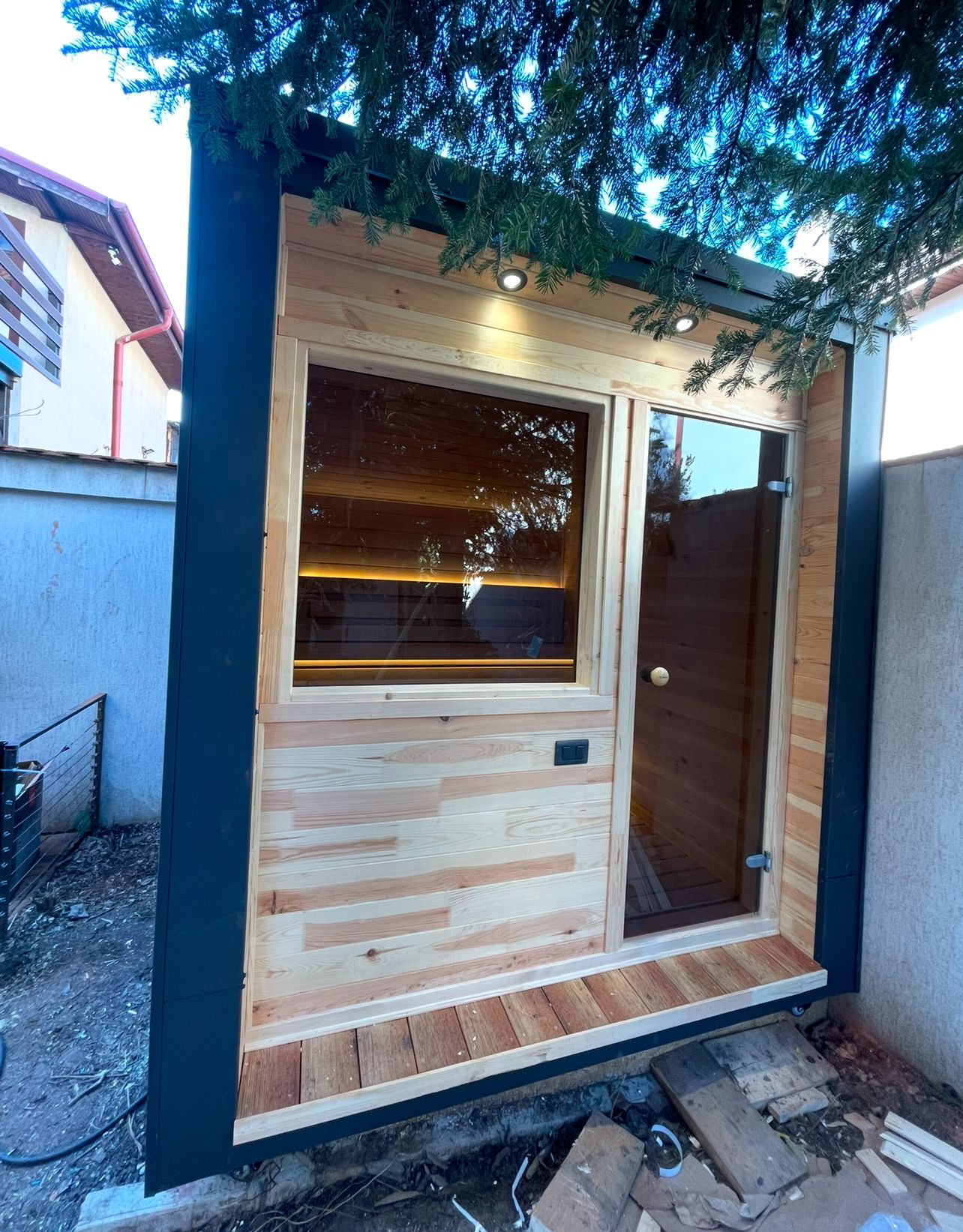 Sauna exterioarã Cubic - 4 persoane