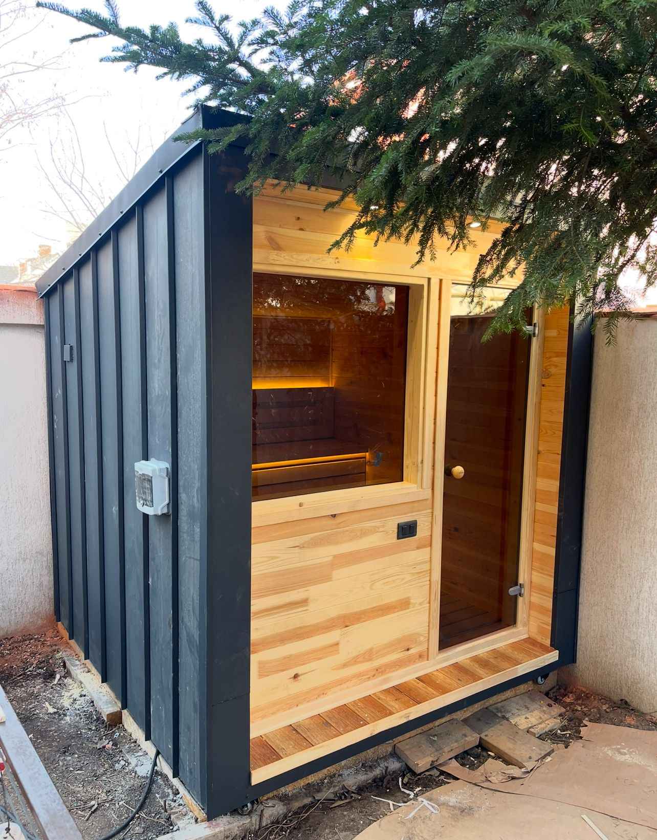 Sauna exterioarã Cubic - 4 persoane