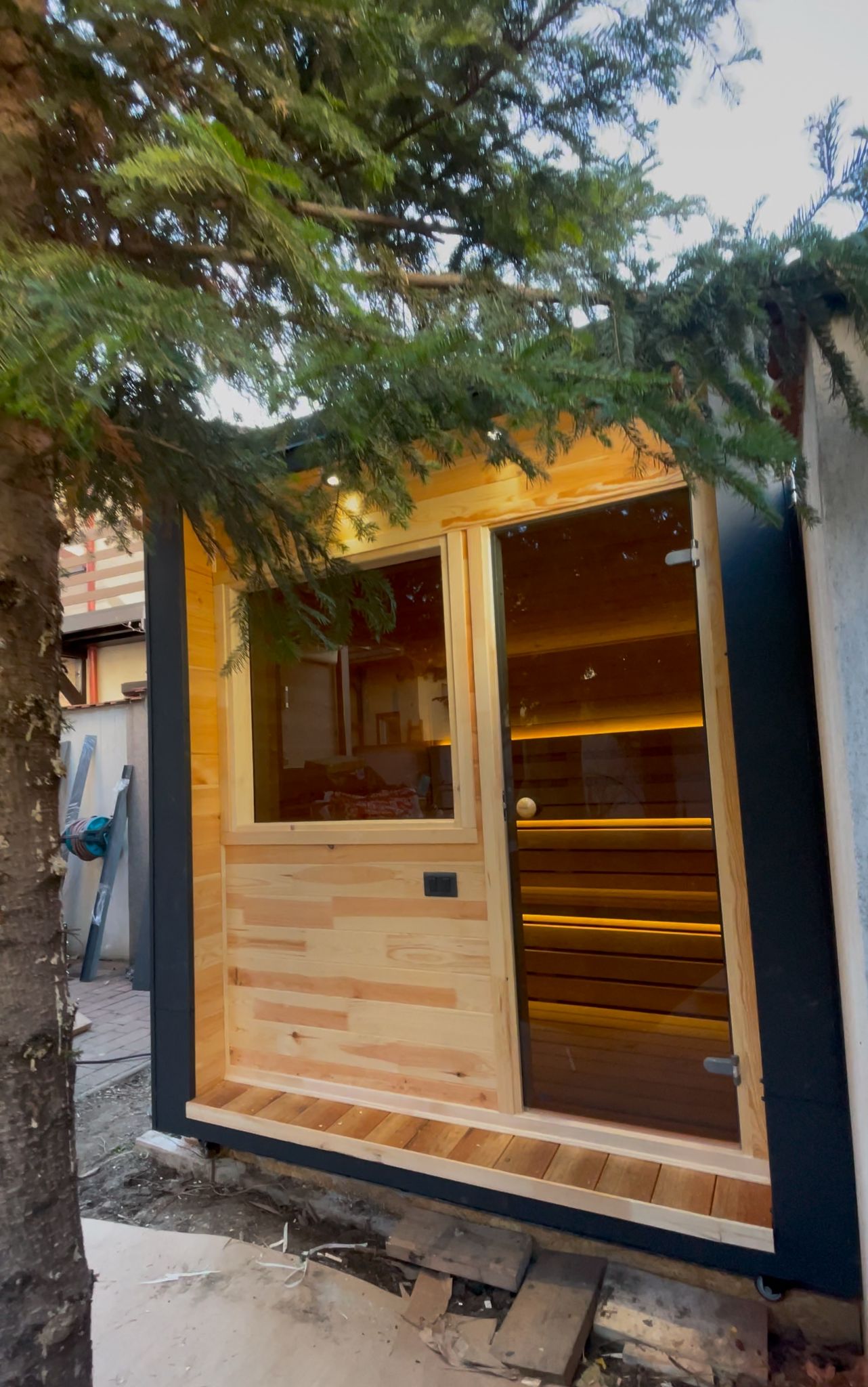 Sauna exterioarã Cubic - 4 persoane