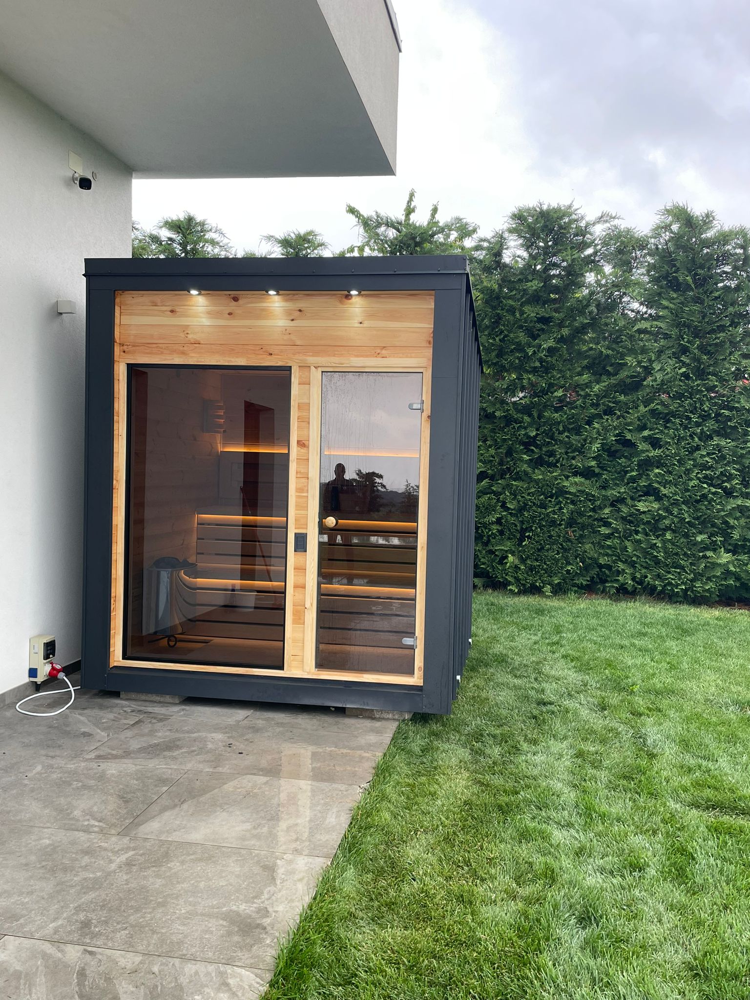 Sauna exterioara Cozy 1,8x2 m