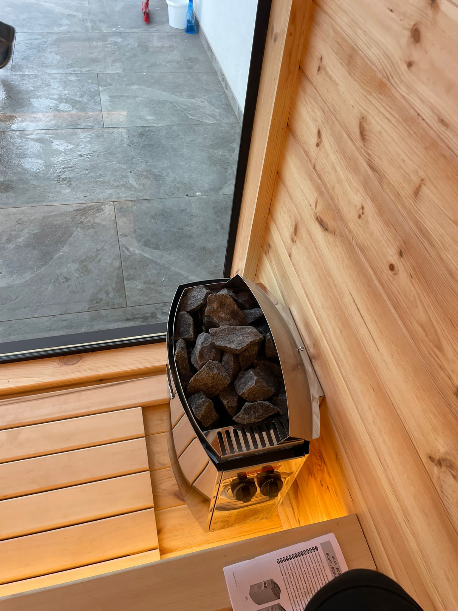 Sauna exterioara Cozy 1,8x2 m