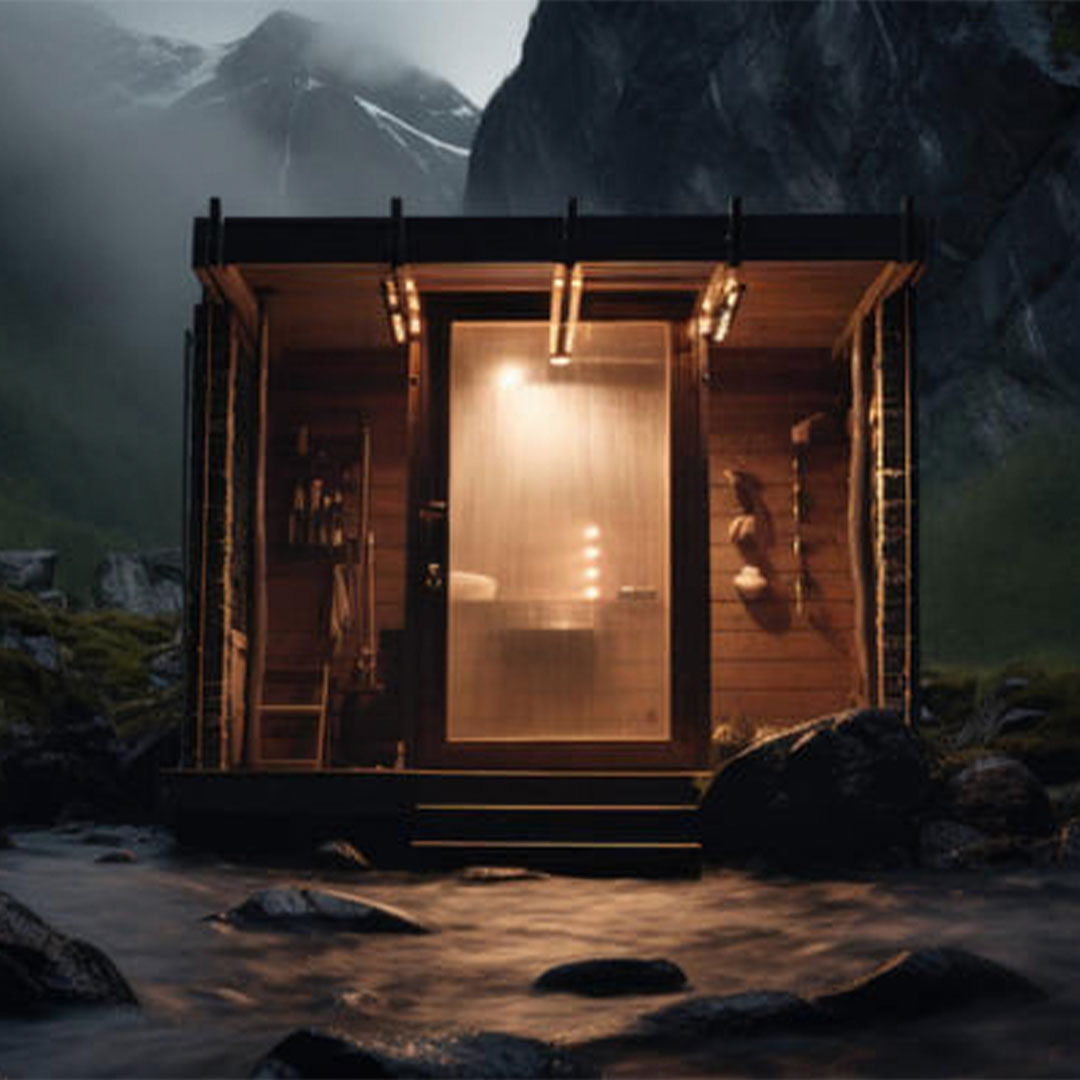Sauna stil scandinav