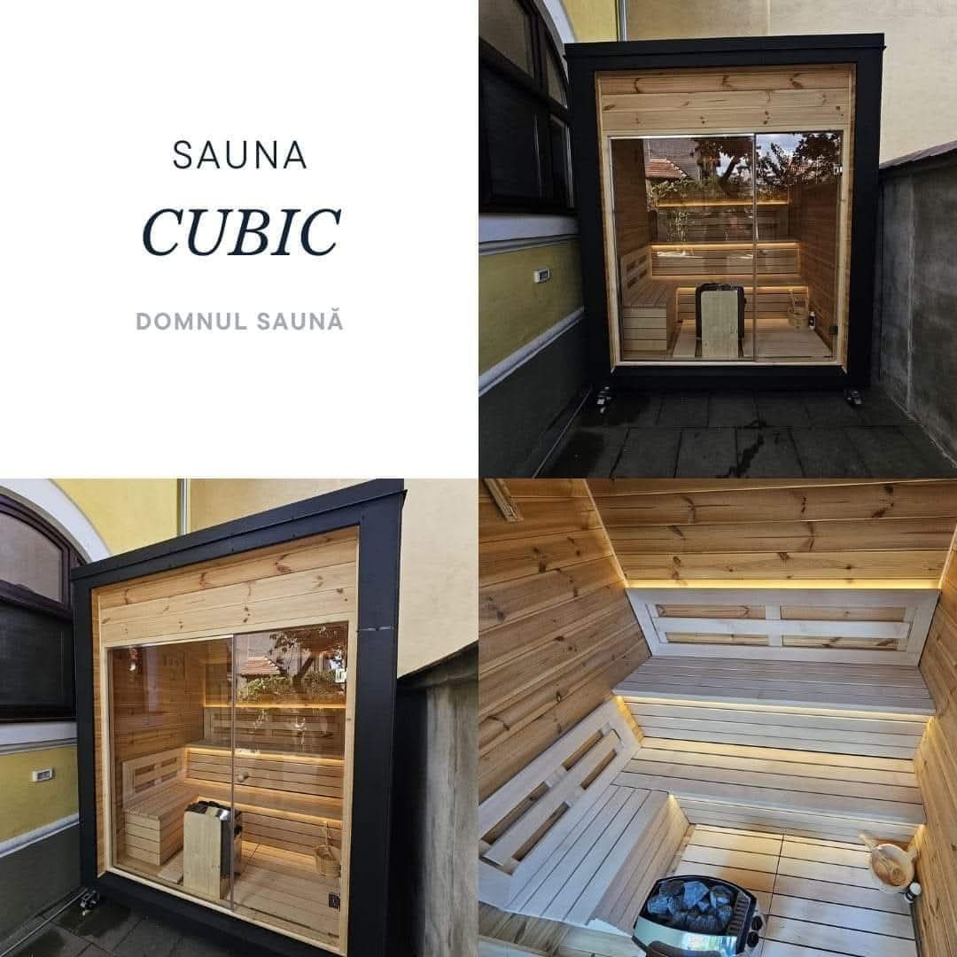 Sauna exterioarã Cubic - 4 persoane