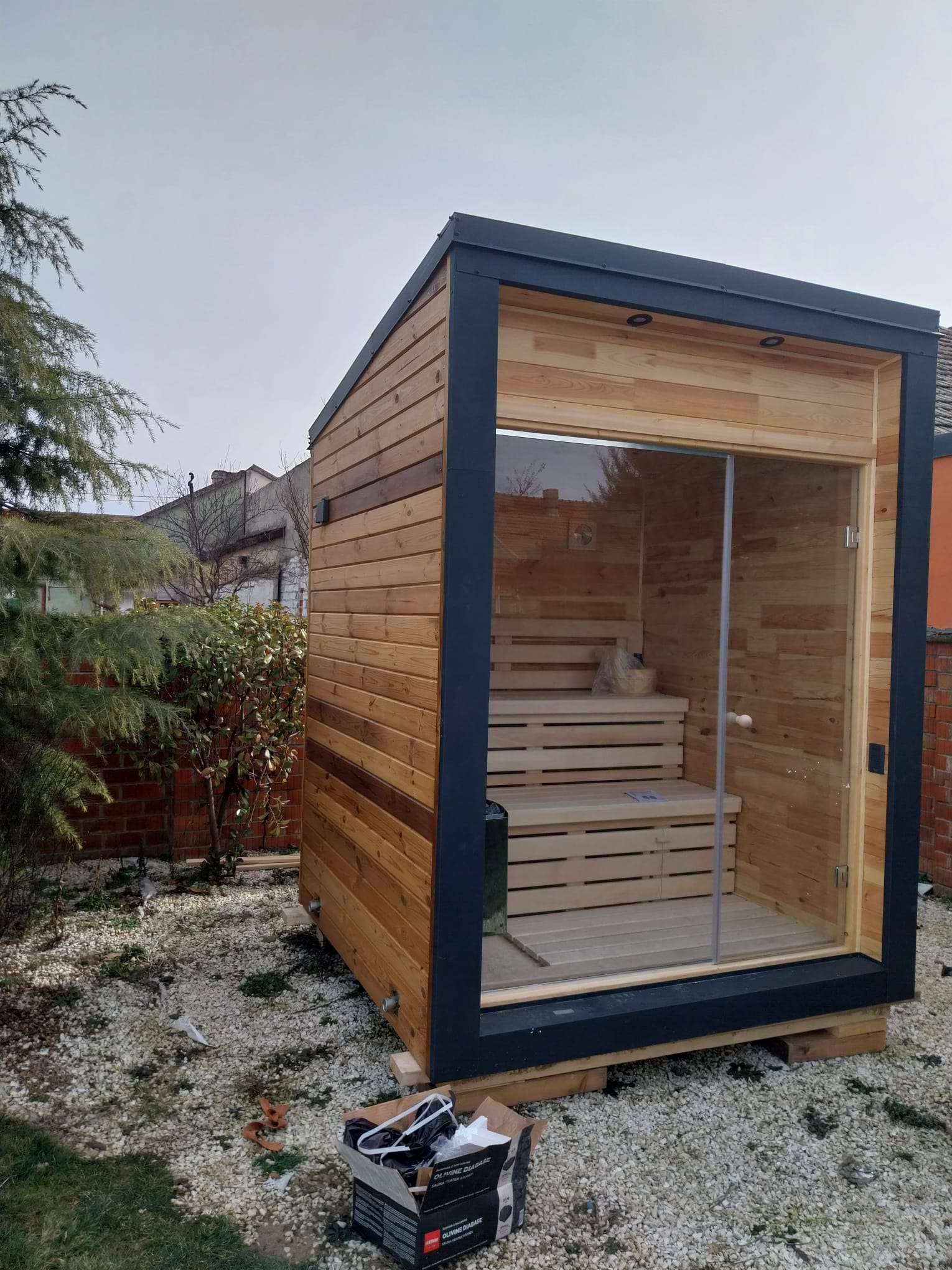 Sauna exterioarã Cubic - 4 persoane