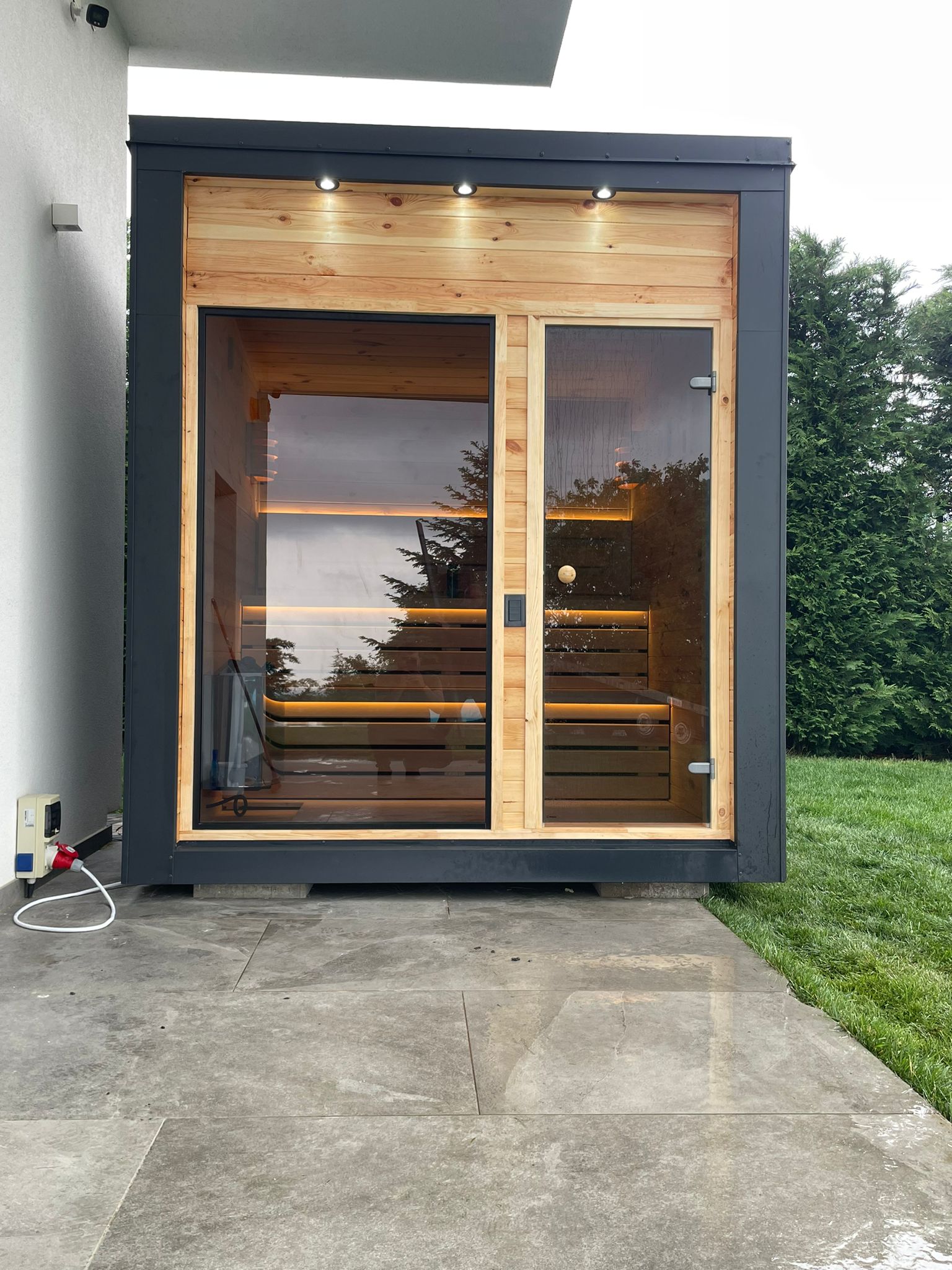 Sauna exterioara Cozy 1,8x2 m